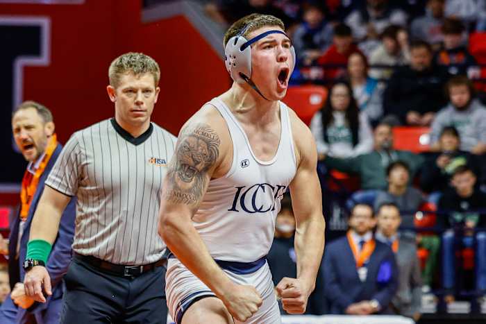 Illinois wrestling championships February 17 2024 Nate Latsch 25932